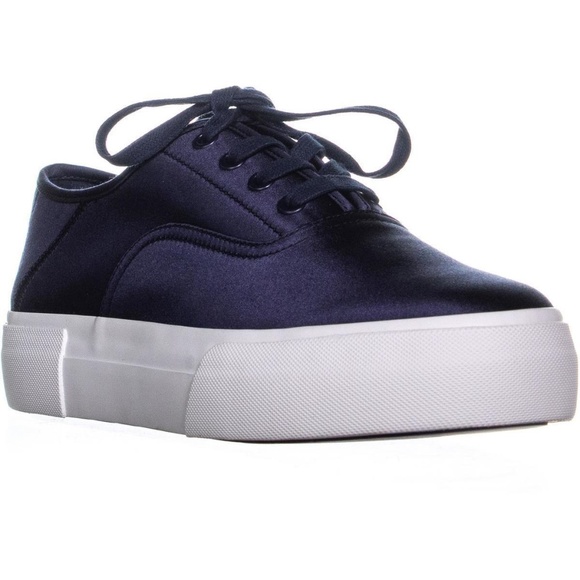 VINCE Women's Copley Platform Sneakers, Navy, 7.5 - Picture 4 of 8